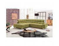 Rohová sedačka s rozkladom Sana Roh L - zelená