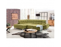 Rohová sedačka s rozkladom Sana Roh L - zelená