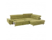 Rohová sedačka s rozkladom Sana Roh P - zelená