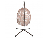 Závesné kreslo Sanan - medená / béžová / krémová