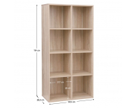 Regál Sande - dub prírodný