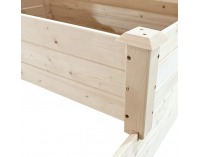 Modulárny vyvýšený záhon Sanym - hnedá