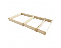 Modulárny vyvýšený záhon Sanym - hnedá