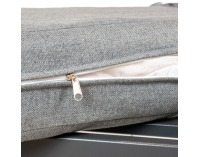 Záhradný nábytok z umelého ratanu Sarabi - sivá