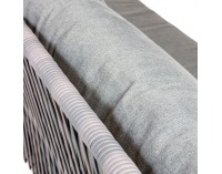 Záhradný nábytok z umelého ratanu Sarabi - sivá