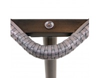 Záhradný nábytok z umelého ratanu Sarabi - sivá