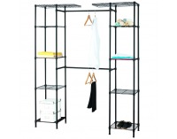 Šatníkový organizér Gelban - čierna