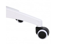 Kancelárska stolička Satoz - sivá / biela 