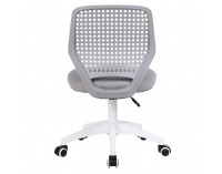 Kancelárska stolička Satoz - sivá / biela 