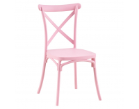 Stohovateľná stolička Savita - ružová