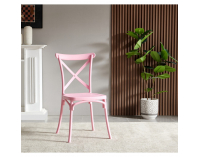 Stohovateľná stolička Savita - ružová