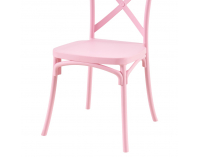 Stohovateľná stolička Savita - ružová