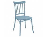 Stohovateľná stolička Sazen - modrá