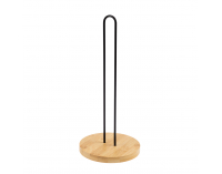 Stojan na kuchynské utierky Scandi - čierna / prírodná