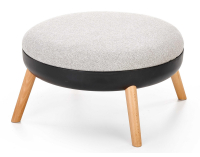 Taburetka Scandi - sivá / biela / čierna / prírodná