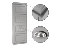 Botník (skrinka na topánky) Seber Typ 3 - sivá