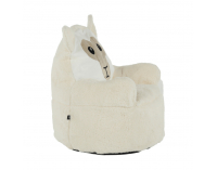 Sedací vak Baby Typ 3 - biela / smotanová