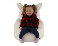 Sedací vak Baby Typ 3 - biela / smotanová