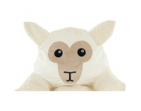 Sedací vak Baby Typ 3 - biela / smotanová