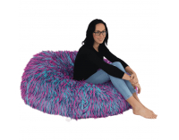 Sedací vak Dandar - cyklaménová / modrá