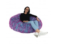 Sedací vak Dandar - cyklaménová / modrá