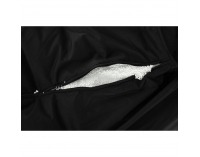 Sedací vak Igarno - sivá / biela vzor