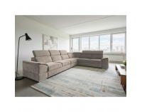 Rohová sedačka s rozkladom Segoria Lux L/P - béžová