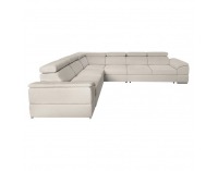 Rohová sedačka s rozkladom Segoria Lux L/P - smotanová