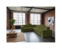 Rohová sedačka s rozkladom Segoria Lux L/P - zelená