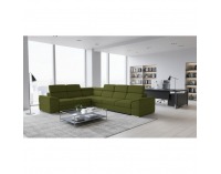 Rohová sedačka s rozkladom Segoria Lux L/P - zelená