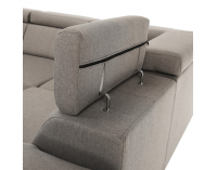 Rohová sedačka U s rozkladom Segoria Roh U L - sivohnedá (taupe)