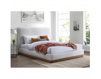 Manželská posteľ s roštom Selina 160 - biela