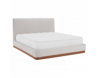 Manželská posteľ s roštom Selina 160 - biela