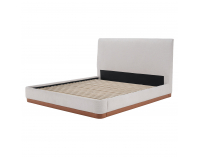 Manželská posteľ s roštom Selina 160 - biela