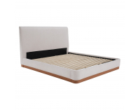 Manželská posteľ s roštom Selina 180 - biela