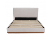 Manželská posteľ s roštom Selina 180 - biela