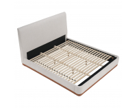 Manželská posteľ s roštom Selina 180 - biela