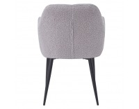 Jedálenské kreslo Sener - sivá / čierna