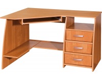 Rohový PC stôl Sevilla 3L - jelša