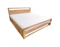 Manželská posteľ Sheila 160x200 cm - prírodná