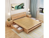 Manželská posteľ Sheila 160x200 cm - prírodná