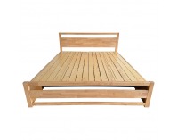 Manželská posteľ Sheila 180x200 cm - prírodná