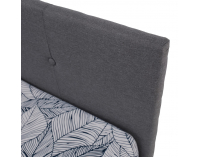 Jednolôžková posteľ (váľanda) s úložným priestorom Sherin 110 - sivá / vzor