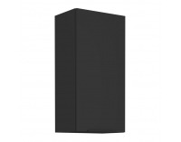 Horná kuchynská skrinka Siber 45 G-90 1F - čierna