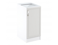 Dolná kuchynská skrinka Sicilia D40 P - biela / sosna Andersen
