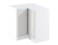 Dolná rohová kuchynská skrinka Sicilia D90N - biela / sosna Andersen