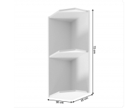 Horná kuchynská skrinka Sicilia G25PZ - biela