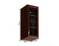 Horná kuchynská skrinka Sicilia G30S P - orech Milano