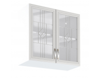 Horná kuchynská skrinka Sicilia G80S - biela / sosna Andersen