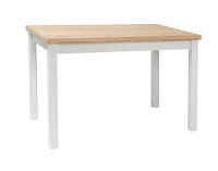 Jedálenský stôl Adam - dub / biela